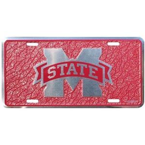 Mississippi State Bulldogs NCAA Mosaic License Plate